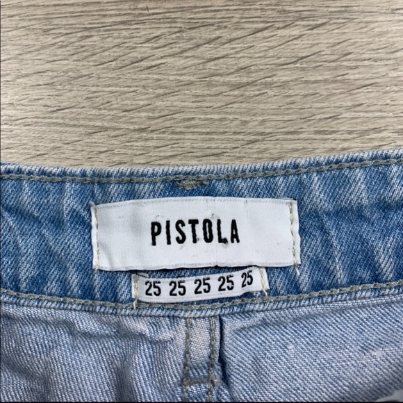 Pistola Winston High-Rise Cutoff Denim Shorts in Fast Lane - Picture 7 of 11